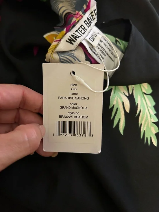 NWT Walter Baker Corsica Magnolia sarong one size - Picture 10 of 16
